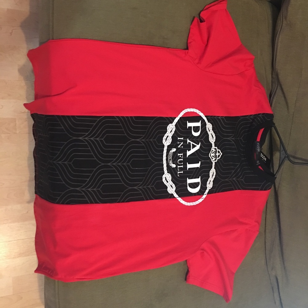 Brand new t shirt . “Paid in full” text